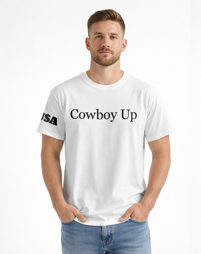 COWBOY UP TEE