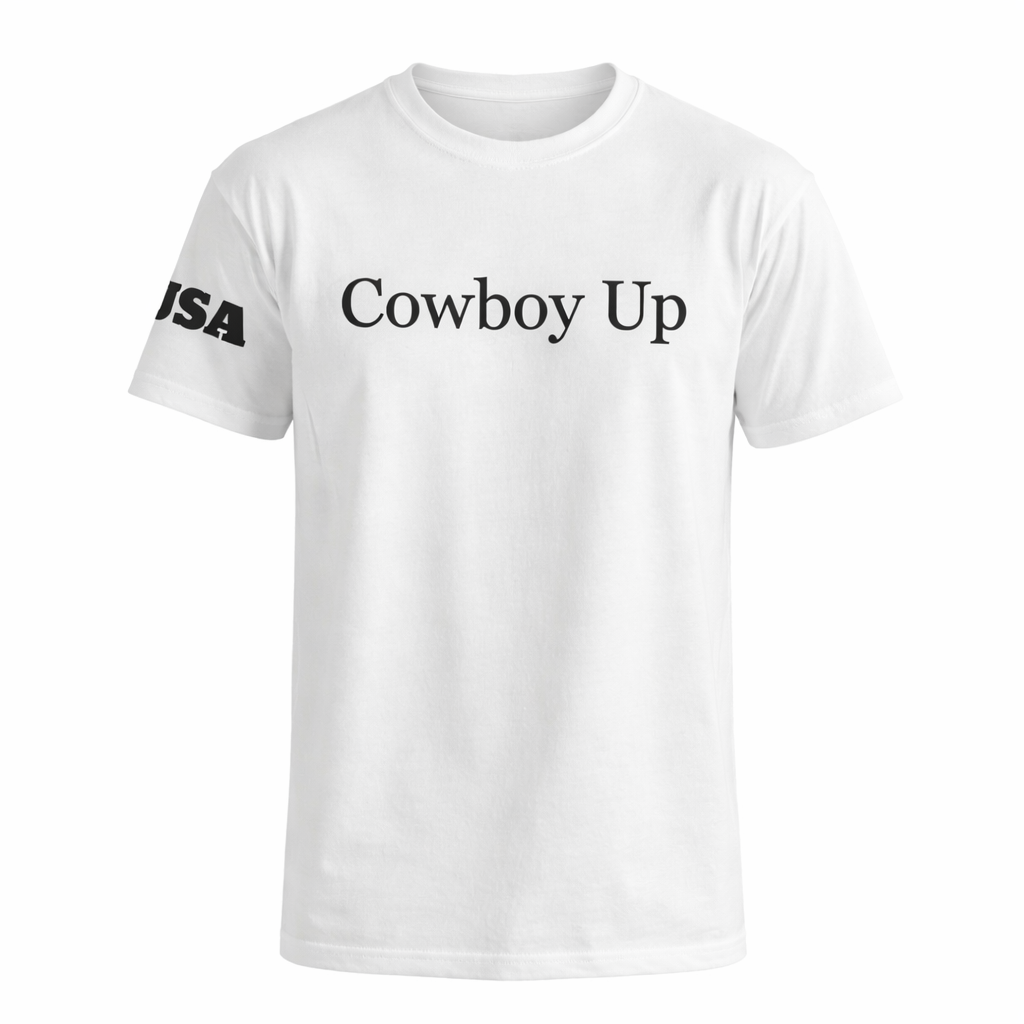 COWBOY UP TEE